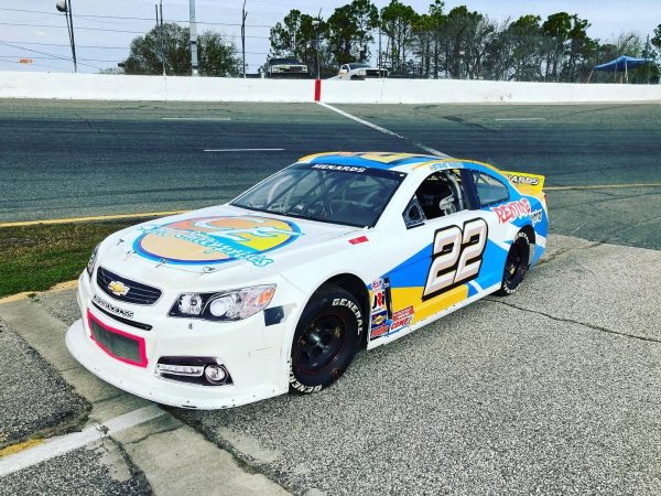 The No. 22 short track car