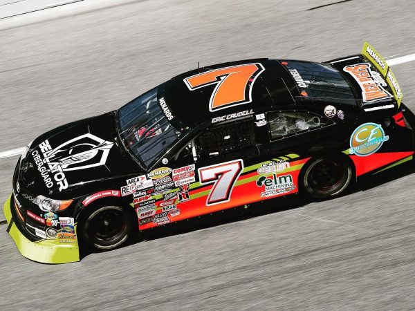 The No. 7 at speed